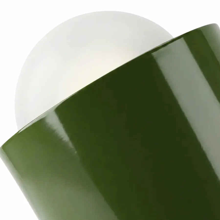 détails applique murale design nordique couleur verte