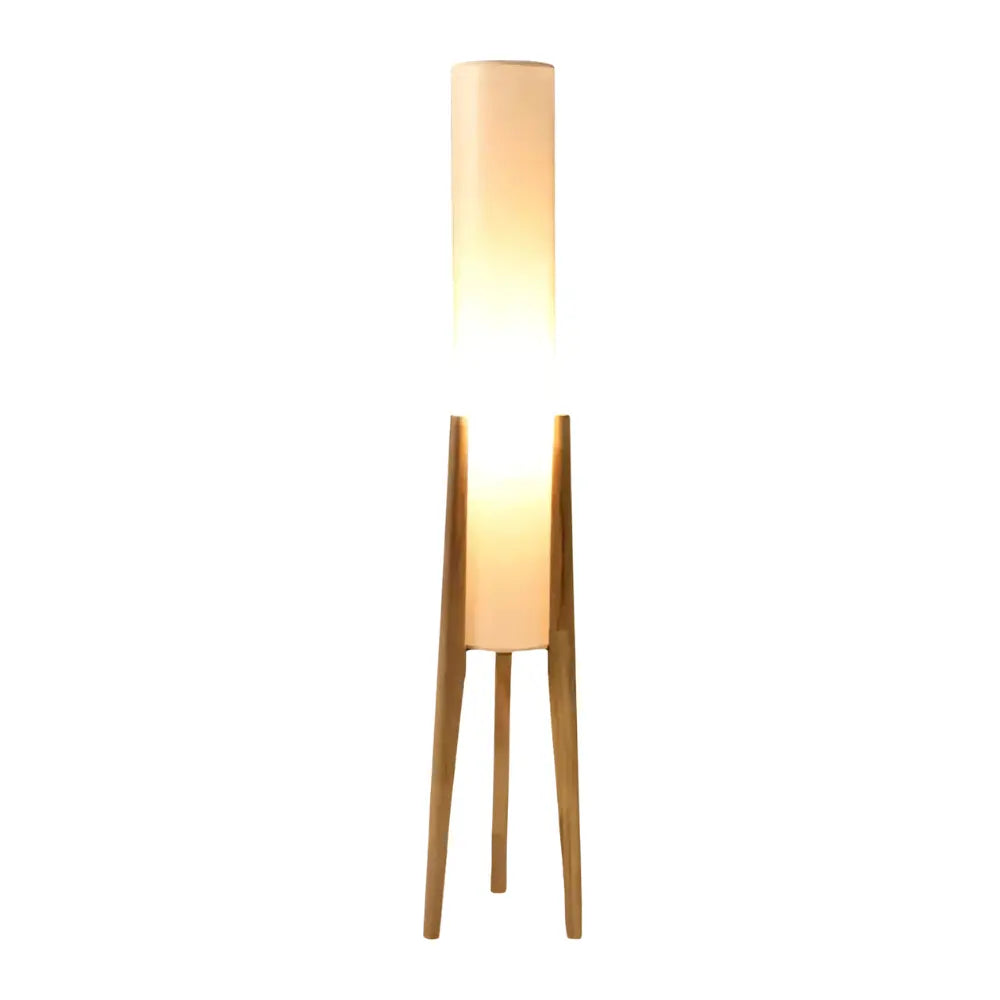 lampadaire de salon bois massif clair
