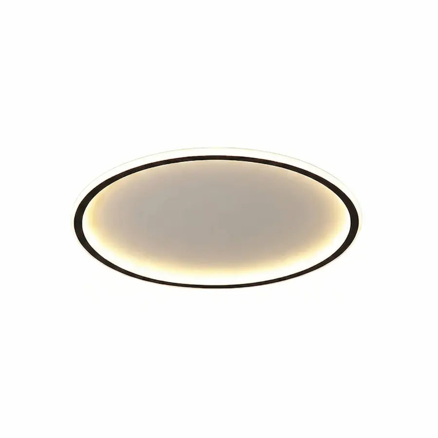 plafonnier rond au style scandinave couleur noir