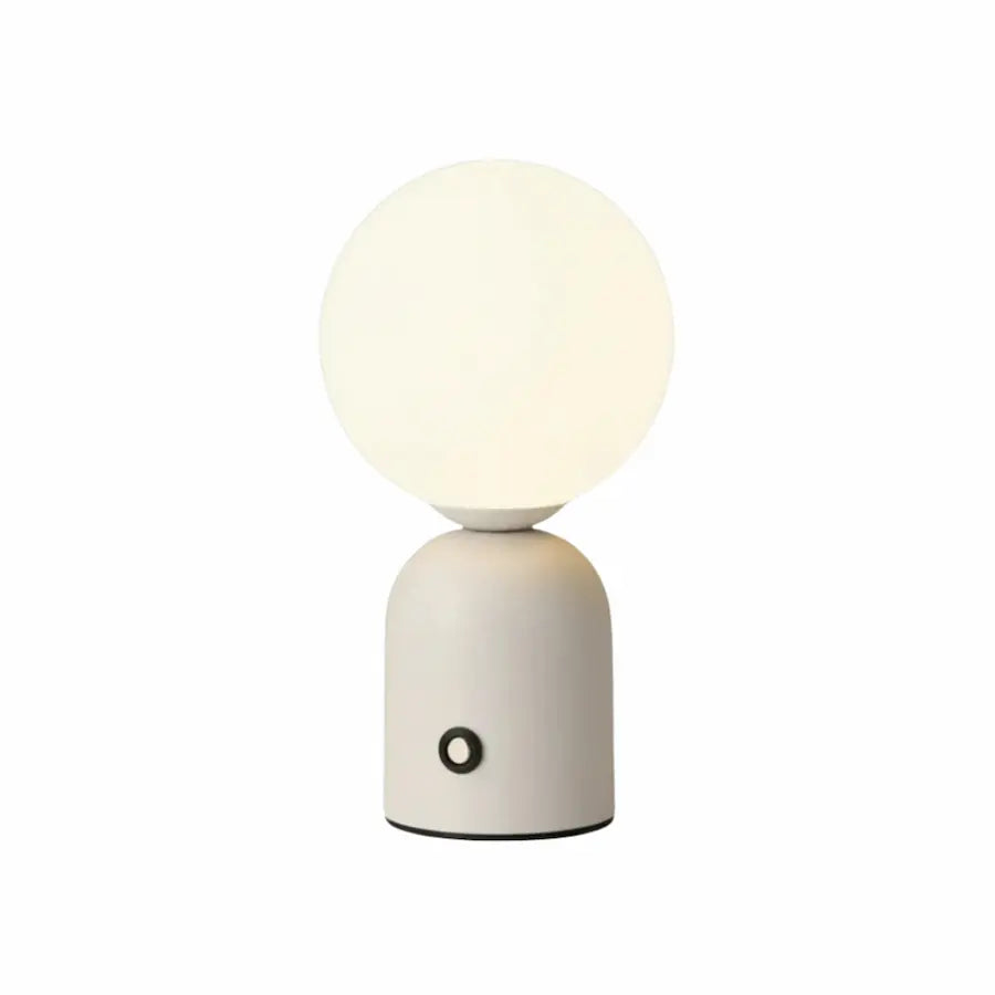 Lampe de table sans fil rechargeable couleur blanche