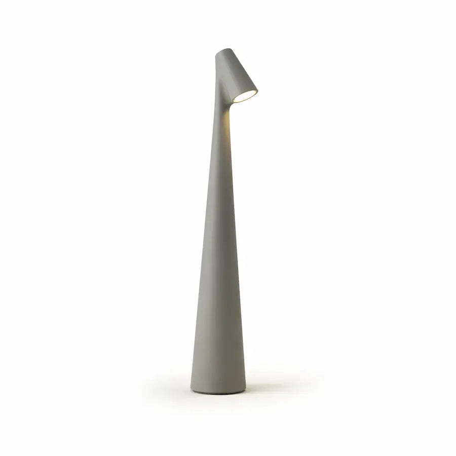 lampe de table minimaliste sans fil couleur grise