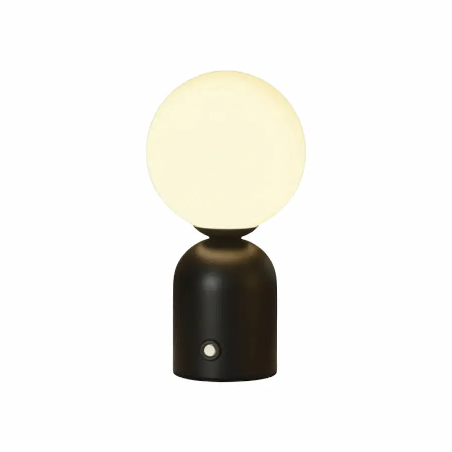 Lampe de table sans fil rechargeable couleur noir