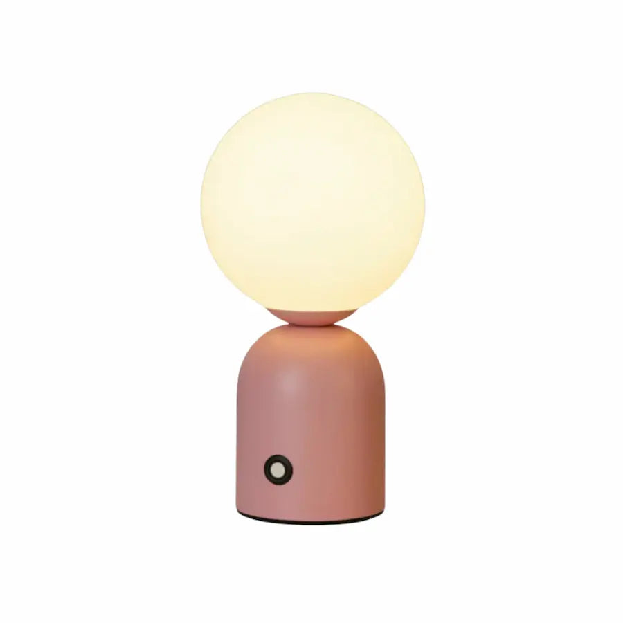 Lampe de table sans fil rechargeable couleur rose