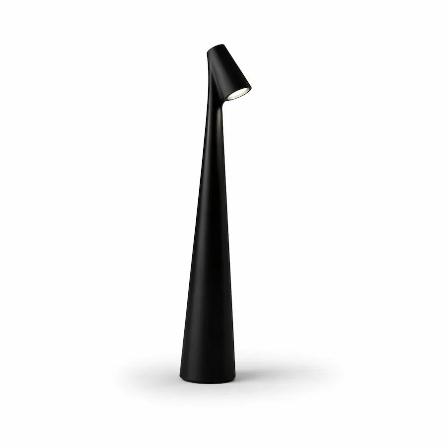 lampe de table minimaliste sans fil couleur noir