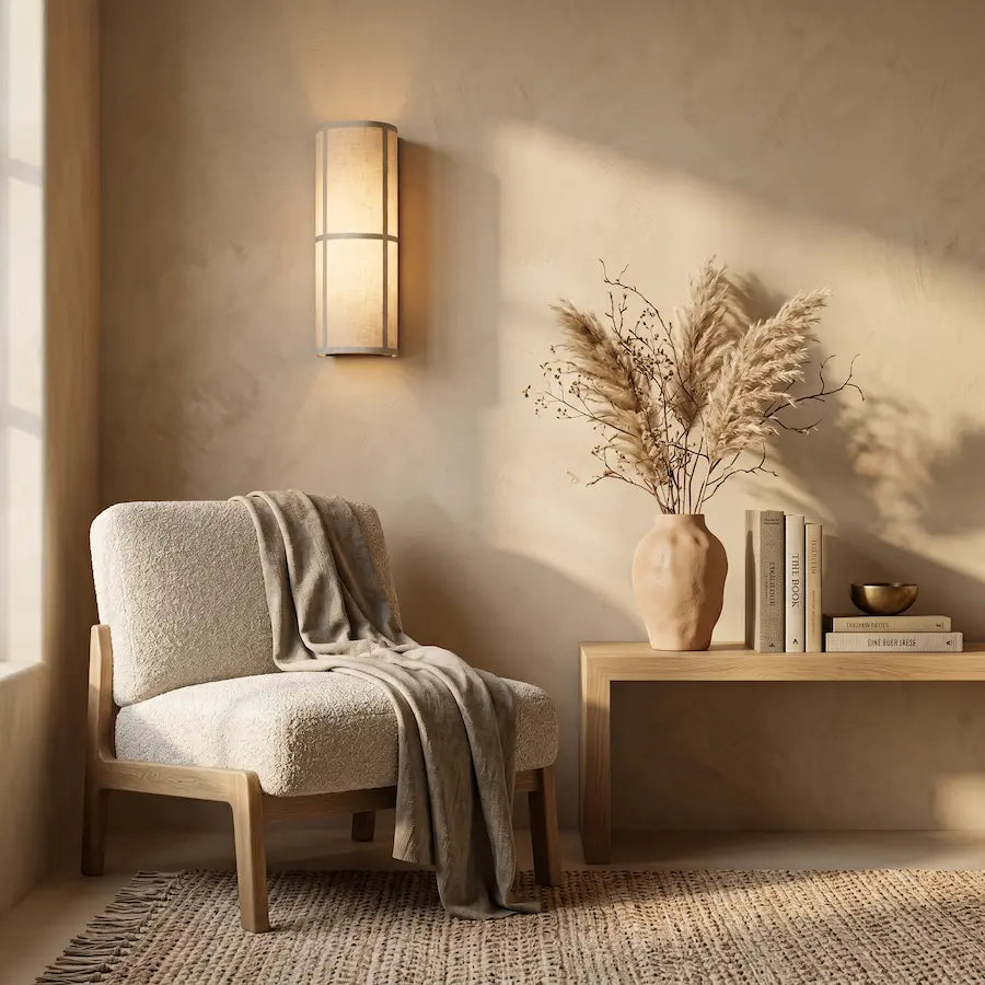 applique murale au style wabi-sabi design minimaliste et contemporain pièce de vie