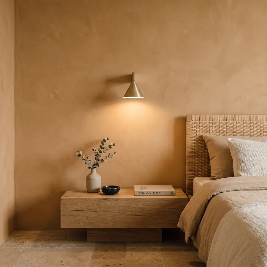 applique murale chambre forme conique moderne Image