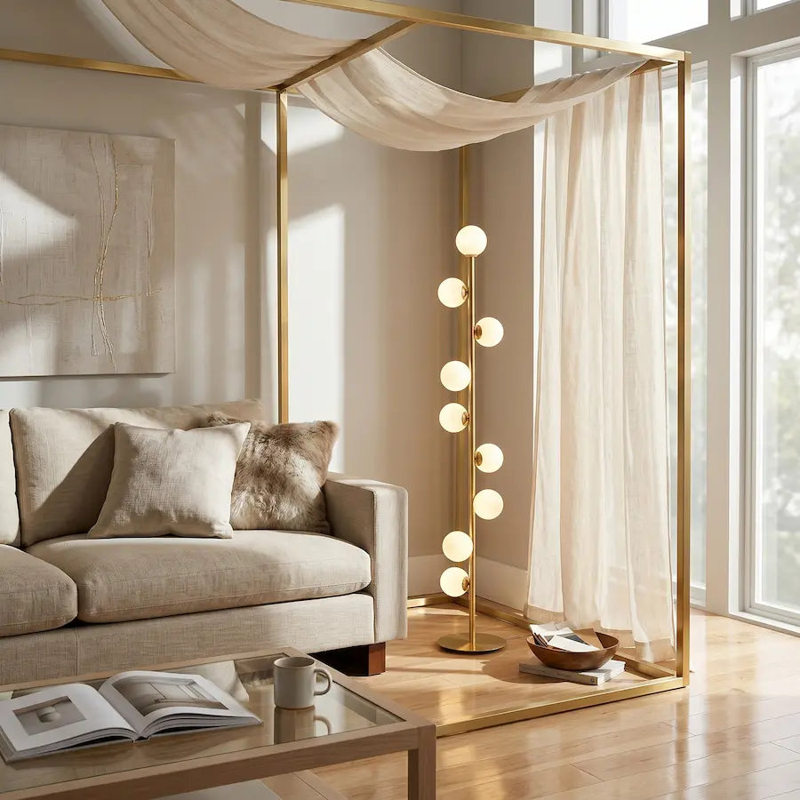 Lampadaire lampe sur pied de salon nordique