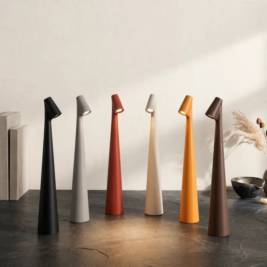 couleurs lampe de table minimaliste sans fil