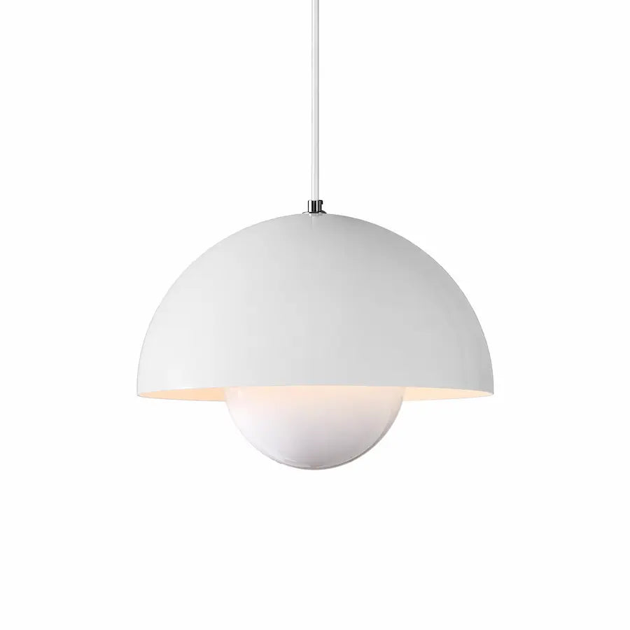suspension luminaire design minimaliste couleur blanc