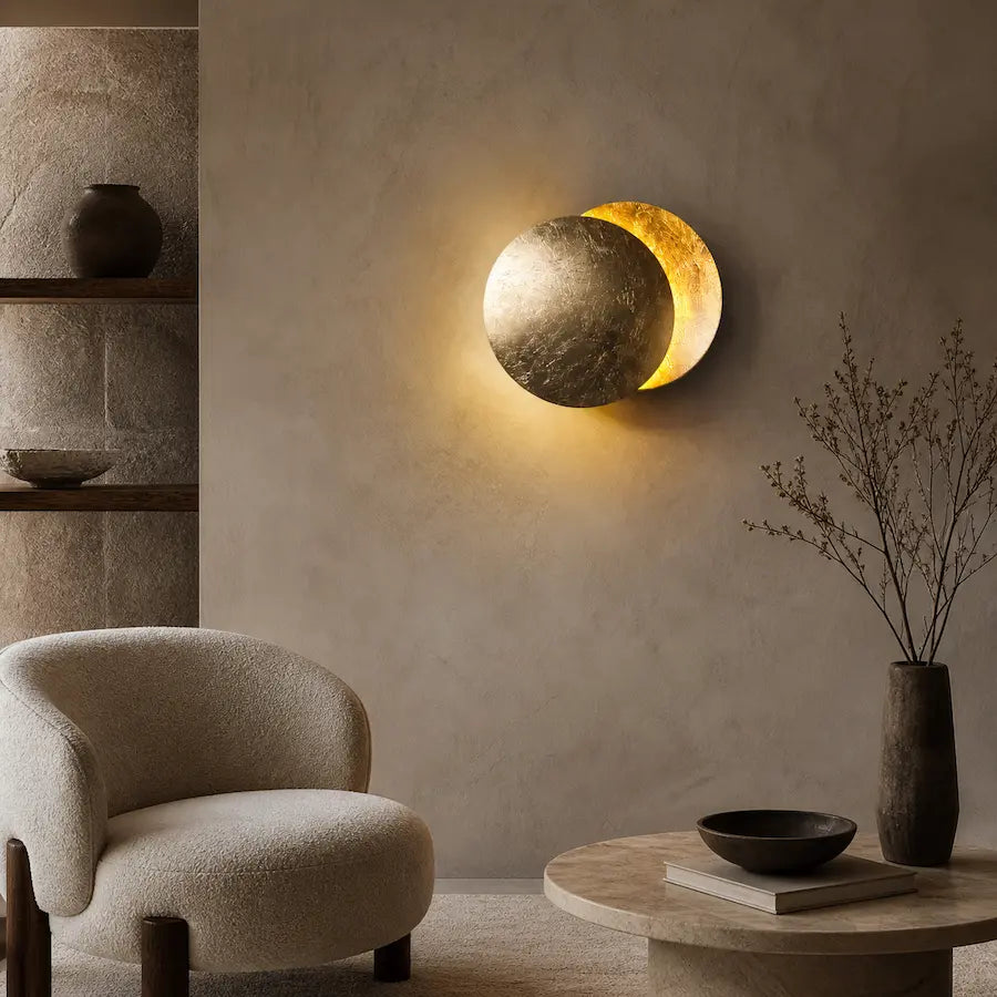 Applique Murale en Forme d'Éclipse dans salon